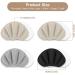 Flintronic 4 Pairs Sneaker Heel Repair Patches - Leather Protector for Most Shoes - Gray, Black, Beige (Set of 4) - Buy Online on GoSupps.com