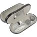 Homsfou 4 Set Glasses Case & Contact Lens Holder - Dual Purpose Leather & Metal Travel Organizer - Buy Online on GoSupps.com