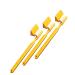 Extra Soft Toothbrush 3-Pack Yellow Battery Powered Ideal for Perio and Post-Surgical Use 3 PACKS