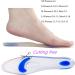 Silicone Gel Arch Support Insoles - Plantar Fasciitis Relief, Heel Spur & Callus Pain Relief for Women & Men (S: Women 6.5-8.5 // Men 6-6.5) - Buy Online on GoSupps.com