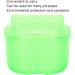 Denture Bath Case Box - Colored Storage Container for False Teeth with Strainer Basket (Green) | International Shipping Available - Buy Online on GoSupps.com