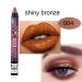 Go Ho 2PCS Shimmer Eyeshadow Sticks - Long Lasting Ultra Pigmented Eye Shadow in Shiny Bronze & Bright Red Copper - Buy Online on GoSupps.com