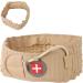 Shanrya Inflatable Lumbar Traction Belt - Adjustable Decompression Back Support | Strong Comfortable & Ideal for Everyday Use - Khaki - Buy Online on GoSupps.com