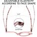 MMOWW Makeup Reading Glasses - Pink 2.5x Magnifying Glasses for Women with Single Lens Rotation - Buy Online on GoSupps.com