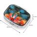 Dragonfly Flower Print Small Pill Case - Travel Pill Organizer Cute Purse Pill Box 2 Compartment Design for Travel & Gifts - Buy Online on GoSupps.com