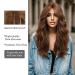 Oefei 24-Inch Long Wavy Brown Wig with Ponytail - Natural Heat-Resistant Synthetic Hair for Women | Ideal for Daily Wear Parties & Cosplay - Buy Online on GoSupps.com