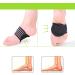 Socobeta High Arch Support Insoles 2pcs - Orthotic Arch Support Plates for Women | Bow Band Foot Insoles for Flat Feet - Buy Online on GoSupps.com