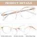 Yukang Blue Light Filter Glasses for Women | Ultra-Light TR90 Computer & Gaming Goggles in Loyal Brown - Buy Online on GoSupps.com
