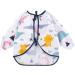 Waterproof Baby Bibs with Sleeves - 3 Pcs Painting Apron Bibs for Infants & Toddlers | Adjustable Closure & Large Pocket - White - Buy Online on GoSupps.com