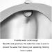 Household Items Stainless Steel Wall-Mounted Urinal Men's Urinal Public Toilet Urinal with Stainless Steel S Tube Suitable for Schools Prisons Hospitals Shopping Malls S - Buy Online on GoSupps.com
