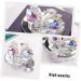 Healeved 1pc Nail Art Crystal Cup Decorative Glass Jars Acrylic Nails Glass Nail Cup Cups Glass Liquid Containers Cosmetic Containers Mini Nail Bowl Cups Dappen Dish Grace Pen Washing Cup 9.5x7.2cm As Shown - Buy Online on GoSupps.com