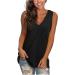 Fashsgirl Women's Sleeveless V-Neck Tank Top - Black, XX-Large - Buy Online on GoSupps.com