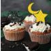 6 Pcs Eid Mubarak Cupcake Toppers Gold Black Glitter Moon Star Eid Mubarak Cupcake Toppers Eid Cake Toppers Eid Cupcake Charms Eid Cake Decorations UK. - Buy Online on GoSupps.com
