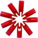 50pcs Arrow Nocks Archery Replacement Plastic Nocks for 7mm Arrow Shaft - Red - Buy Online on GoSupps.com