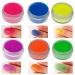 Topbeauty 6 PCs Loose Matte Eyeshadow Powder - Waterproof Neon Mineral Makeup for Face & Body Art - Buy Online on GoSupps.com