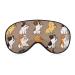 Pet Dogs Paws Sleep Mask Eye Cover for Sleeping Blindfold with Adjustable Strap Blocks Light Night Travel Nap for Men Women