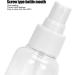 HURRISE Spray Bottle Portable Lotion Bottle Transparent Light Weight Refillable Lotion Bottle Durable for Travel Home Outdoor - Buy Online on GoSupps.com