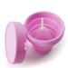Silicone Cup for Menstrual Cup Foldable Silicone Cup Portable Cleaning Cup Ecological and Hygienic (Pink)