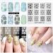 Alexnailart Nail Stamping Printing Plate Template Image Plate Stamper Scraper Flower Pattern Nail Art Decoration DIY Print Manicure Design FL045 - Buy Online on GoSupps.com