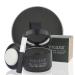 Fullylach base powder - hair powder Hair base volume for women and men hair compression hair styling powder hairline conceal as a waterproof hair make -up - 4g (black)