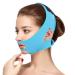 Sonew Facial Slimming Mask Face Bandage Diving Fabric for Face Care Thin Neck Facelift Double Chin for Women(Blue Orange and)(Blue)