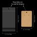 150 Earring Cards with Self-Seal Bags and Kraft Paper Tags - Brown - Buy Online on GoSupps.com