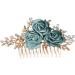 Beaupretty Flower Hair Accessories Rose side combs for women wedding bridal headpieces bride hair wedding big bows red bow hair claw clips for girls hair clips bow tie alloy Miss - Buy Online on GoSupps.com