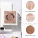 Square Stand Empty Lash Case - 12 Pcs Round Glitter Eyelash Box | Clear Plastic False Lashes Storage Organizer for Women & Girls - Buy Online on GoSupps.com