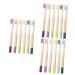 FRCOLOR 18 Pcs Kids Natural Charcoal Ultra Extra Soft Bamboo Wooden Friendly Ordinary Child