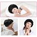 Silk Satin Hair Bonnet 3 Pcs Set for Women, Girls - Wide Band Night Sleep Cap for Curly Hair Protection | 12 Diameter - Buy Online on GoSupps.com
