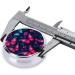 Round Pill Box - Mini Travel Medicine Organizer | Butterfly Design | Perfect for Purse & Pocket - Buy Online on GoSupps.com