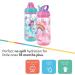 Nuby 2 Pack Iridescent Flip-it Kids On-The-Go Printed Water Bottle with Bite Proof Hard Straw - 18oz / 540 ml 18+ Months 2 pk Prints May Vary Colors May Vary - Buy Online on GoSupps.com