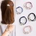 20 Pcs Korean Hair Accessories Girls Hair Elastic Ties  Multi Layer Hair Ring with Pearls Hair Rope Hairband
