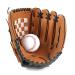 Baseball gloves softball gloves made of PU leather baseball glove bating gloves training competition glove permanent softball gloves for children adults 12.5 '