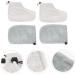 FRCOLOR Foot Cover 2 Pairs Gloves Insulation Cotton Hand Paraffin Wax Gloves 28x20cm Grey - Buy Online on GoSupps.com