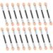 Beavorty 100 pcs eye makeup applicators eye spoolie brush eyeshadow brush kit Eye shadow brush suite Miss mix 8x1cmx2pcs Pinkx2pcs - Buy Online on GoSupps.com