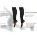 Vest Life Compression Stockings - 2 Pairs Copper Fiber Ankle Support for Circulation - L/XL Black - Buy Online on GoSupps.com