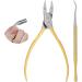 Toe Nail Clipper Angled Ends Streamlined Handle Not Easy to Rust Remove Edges of Nails Cuticle Clipper for Hand(Tyrant Gold) - Buy Online on GoSupps.com
