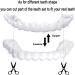 BrightView False Teeth Veneers - 2 Pairs Cosmetic Tooth Covers | Temporary Dentures & Artificial Teeth for Men & Women - White Prosthesis with Storage Box - Buy Online on GoSupps.com