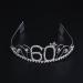 Frcolor 60th Birthday Tiara Crown | Crystal Rhinestone Happy Birthday Party Headpiece - International Shipping Available - Buy Online on GoSupps.com