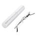 TERAISE Upgrade Lightweight Reading Glasses Frameless Readers clear lens for Men and Women w/Pen Clip Tube Case 2.0X Silver