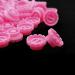 Mulutoo 400 Pcs Eyelashes Extension Volume Lashes Fan Blossom Cups,Quick Blossom Cup,Glue Holder and Lash Organizer Tool,for Eyelash Grafting, Nail Art, Quick Volume Lash Fan Cup (Pink)