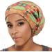 Satin Sleep Cap Extra Large - African Print Hair Wrap for Curly Hair & Locs | One Size Green for Black Women - Buy Online on GoSupps.com