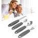 Adaptive Utensils for Hand Tremors Arthritis Parkinson's Elderly - Non Slip Weighted Stainless Steel Cutlery Set - Buy Online on GoSupps.com