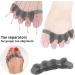 Soft Gel Toe Separator - 2 Pairs | Toe Spacers for Overlapping Toes & Hallux Valgus Correction - White - Buy Online on GoSupps.com