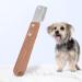 Dog Stripping Knife Pet Shedding Tools Eliminate Knots Reduce Hair Loss Professional Dog Plucking Knife with Wooden Handle for Pets - Buy Online on GoSupps.com