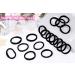 50 Pcs Thick Black Hair Ties - Large Elastics for Thick & Curly Hair - Anezus - Buy Online on GoSupps.com