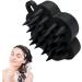 Gohemsun Silicone Scalp Peel & Hair Washer Brush - Hair Growth Massager for Men & Women | Black Shower Brush & Face Washer - Buy Online on GoSupps.com