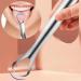 Metal Tongue Scraper Set - 3 Pcs Tongue Cleaners for Adults & Kids | Oral Hygiene & Bad Breath Relief | Includes Protective Case - Buy Online on GoSupps.com