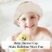 Silicone Baby Shower Cap - Adjustable Bathing Cap for Kids - Ivory White - Buy Online on GoSupps.com